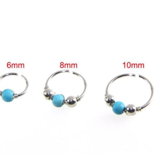 Body Piercing Turquoise Nose Ring Piercing Jewelry