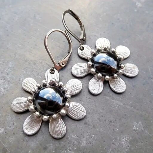 Retro Floral Earrings Women's Fashion