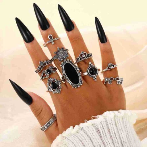 European And American-style Punk Ring For Men