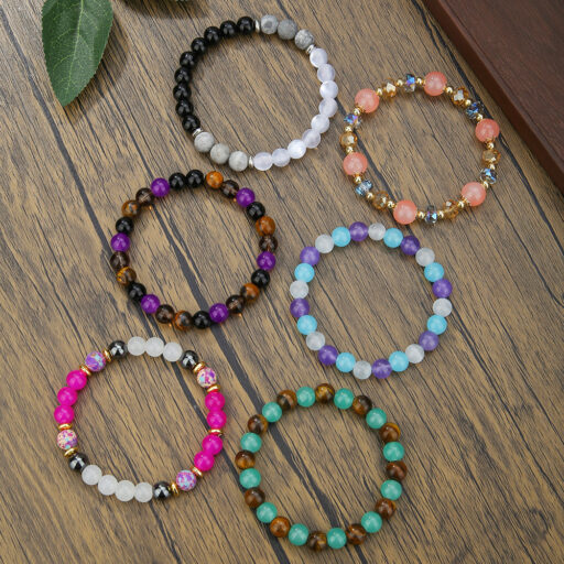 Retro Forest-Style Colorful Beaded Bracelet For Women