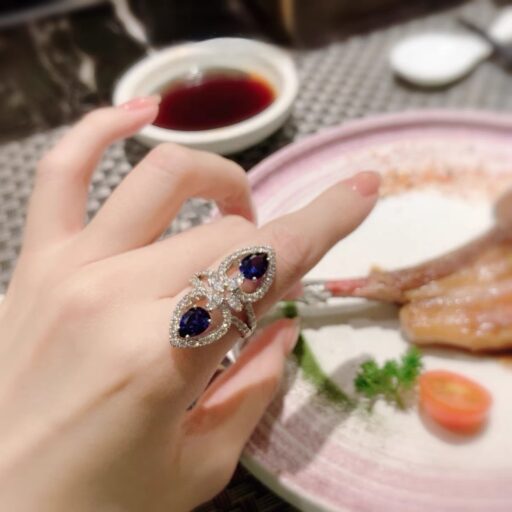 Elegant Vintage Exquisite Zircon Ring For Women