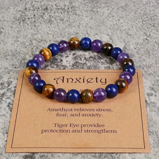 Retro Lapis Lazuli Tiger Eye Handmade Bracelet