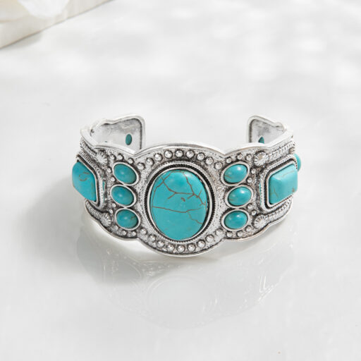 Retro Turquoise Bracelet Ethnic-style Jewelry